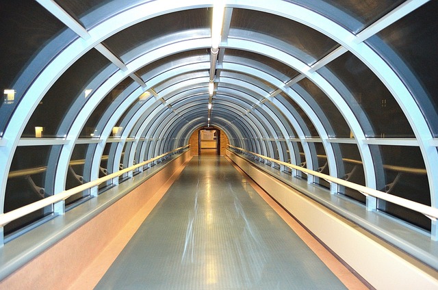 A hospital corridor